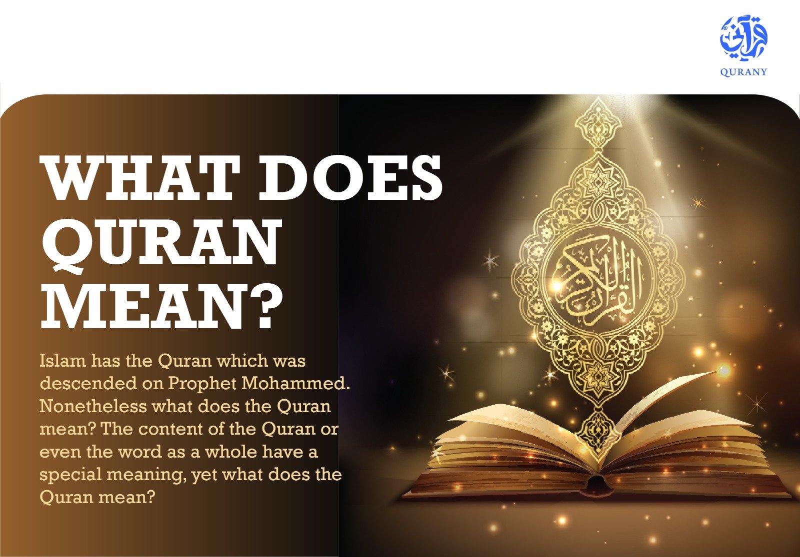 What Does The Word Koran Mean